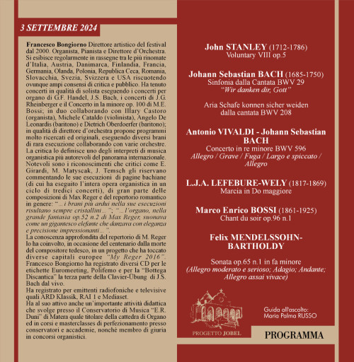 Concerto d'Organo