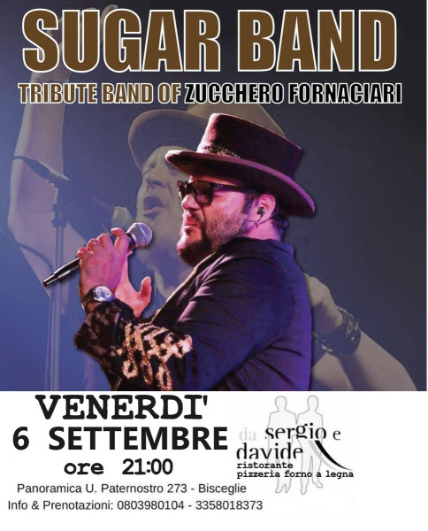 ZUCCHERO FORNACIARI live tribute con la SUGAR BAND