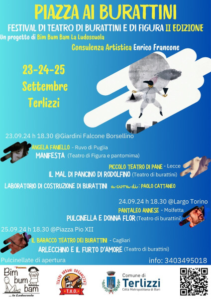 PIAZZA AI BURATTINI Seconda Edizione Festival di Teatro di Burattini e di Figura