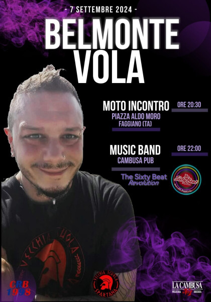 The Sixty Beat #REVOLUTION #LIVE@Piazza Aldo Moro c/o Cambusa Pub - Faggiano (Ta)