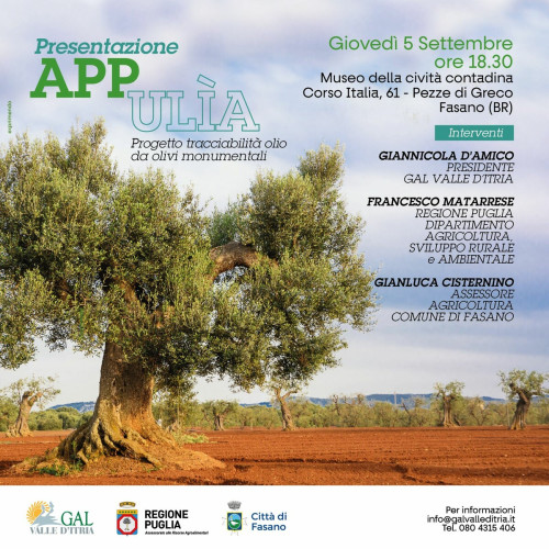 La tracciabilità dell'olio EVO a portata di smartphone: presentazion App Ulia