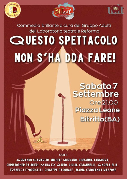 Questo spettacolo non s'ha dda fare