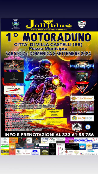 1^ MOTORADUNO città di Villa Castelli