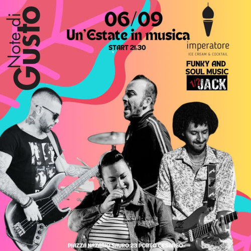 Serata Funky e Soul con i 1/2 Jack al Bar Imperatore