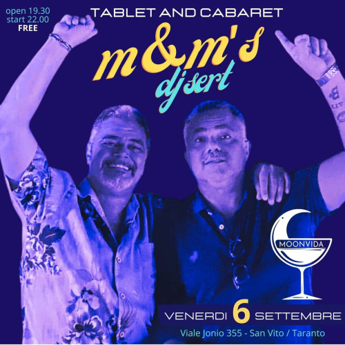 m&m's dj sert / tablet and cabaret
