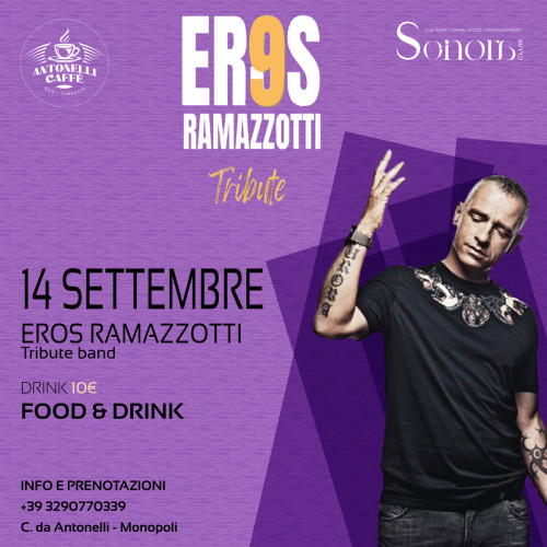 9Eros Ramazzotti tribute band live at Sonora Club