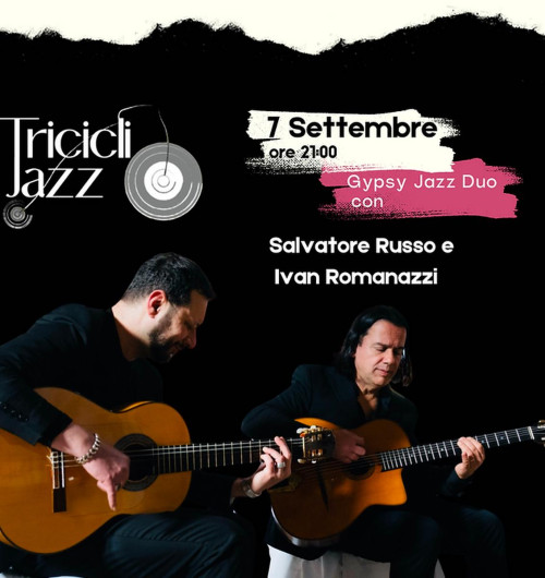 Tricicli Jazz | Jazzscape con Salvatore Russo Gipsy Jazz Duo