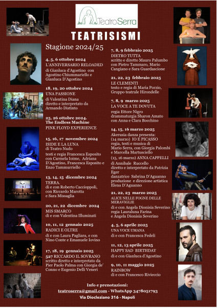 Stagione 2024/25 del Teatro Serra. Conferenza stampa lunedì 16 settembre