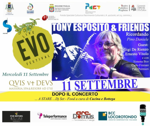 LIVE EVO: RICORDANDO PINO DANIELE CON TONY ESPOSITO & FRIENDS