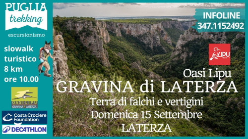 GRAVINA DI LATERZA Terra di falchi e vertigini