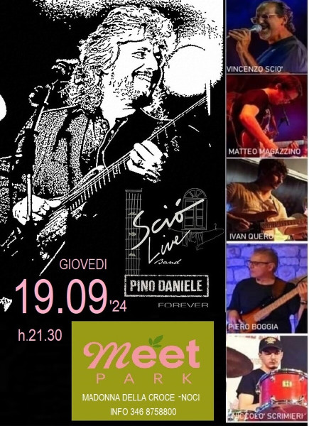 Sciò live Band Pino Daniele Forever in concerto