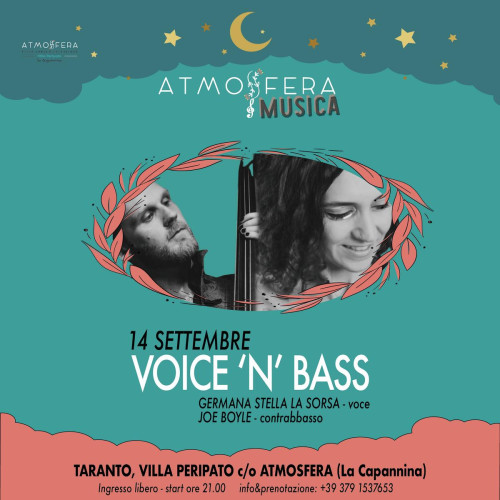 Voice 'N' Bass (jazz moderno) live alla Villa Peripato