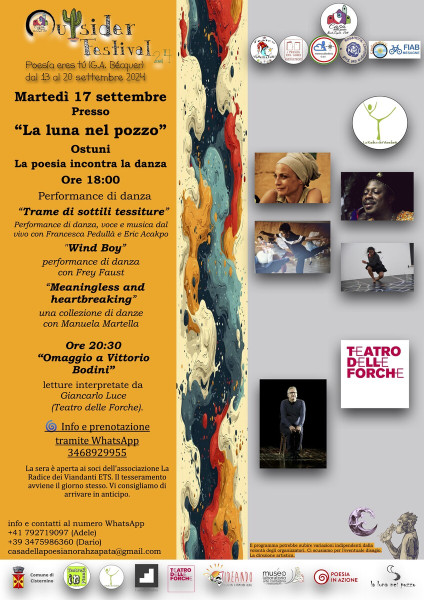 Ostuni – Outsider Festival 24 “La poesia incontra la danza”