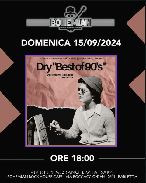 Dry "Best of '90's" Live at Bohémian Rock House Cafè