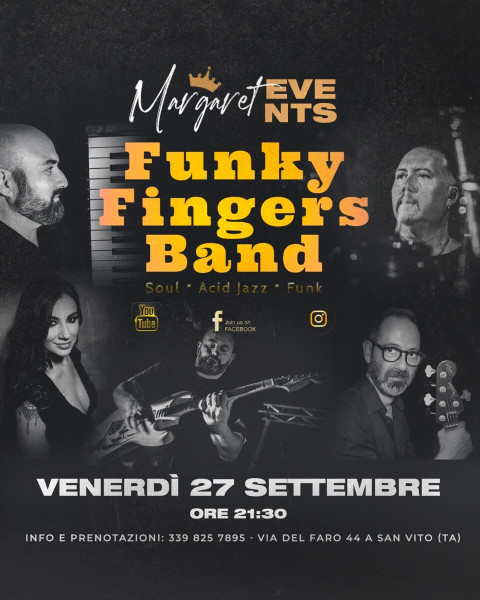 Funky Fingers Band Live al Margaret - Pizza Restaurant Drink