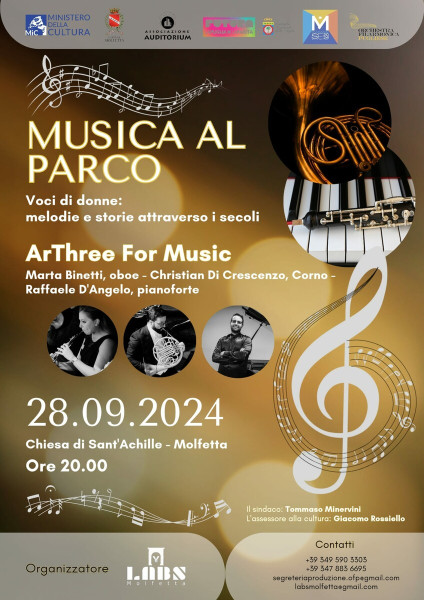 Musica al PARCO ArThree For Music