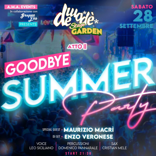 Goodbye Summer Party