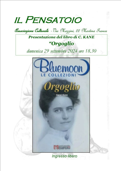 Presentazione del libro "Orgoglio" di C . Kane