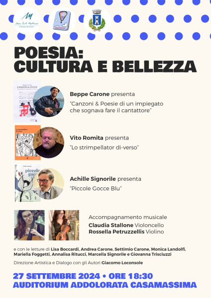 La Poesia è Cultura e Bellezza