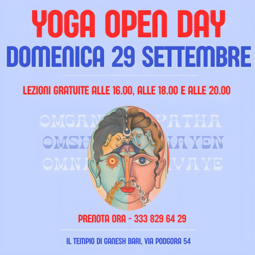 Yoga Open Day al Tempio di Ganesh