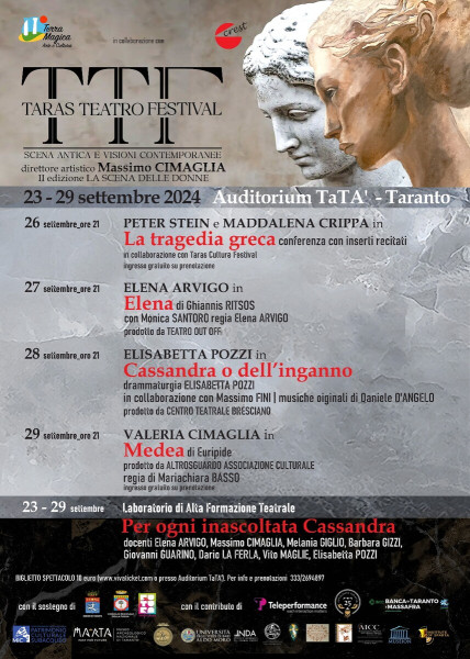Taras Teatro Festival: arrivano Stein e Crippa