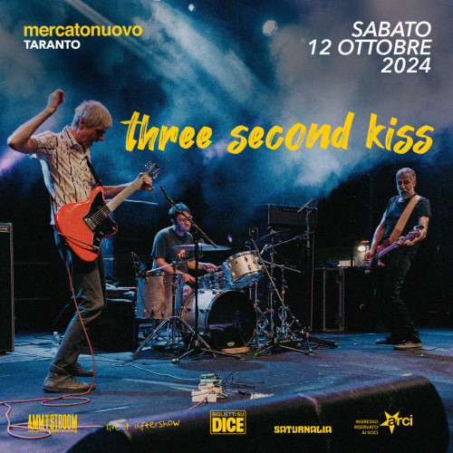 Three Second Kiss live concert a Taranto