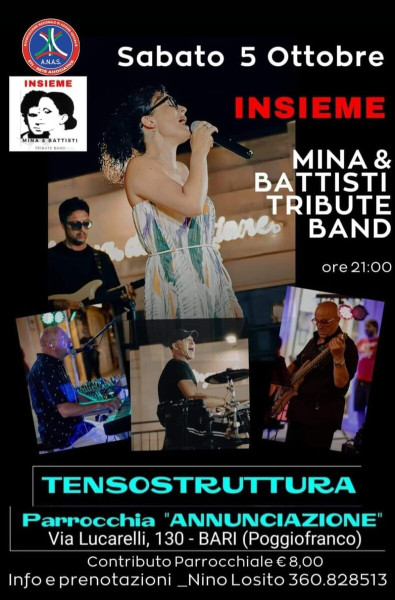 Cover Di Stelle INSIEME Mina Battisti tribute band