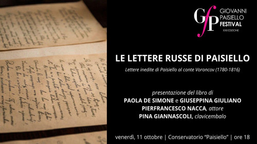 Taranto – Le Lettere Russe di Paisiello