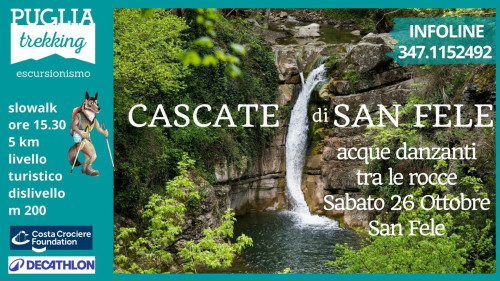 CASCATE DI SAN FELE acque danzanti tra le rocce