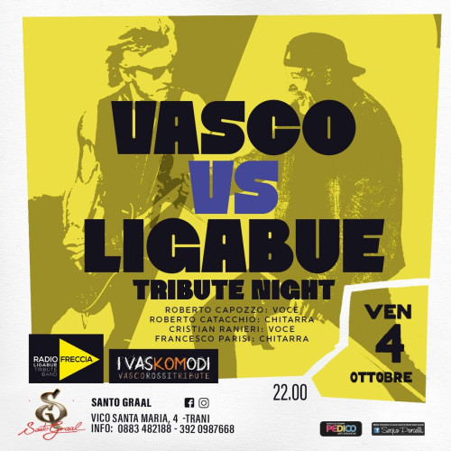 Trani – VASCO vs LIGABUE tribute night a Trani