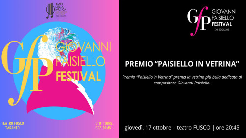 Premio "Paisiello in Vetrina"