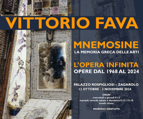 VITTORIO FAVA - Mnemosine. La memoria greca delle arti | Opere dal 1968 al 2024 | Inaugurazione 12 ottobre 2024 | Palazzo Rospigliosi - Zagarolo (RM)