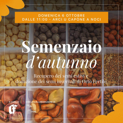 Semenzaio d'Autunno - recupero di semi estivi e donazione semi invernali