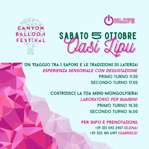 Laterza – Onlife per il Canyon Balloon Festival