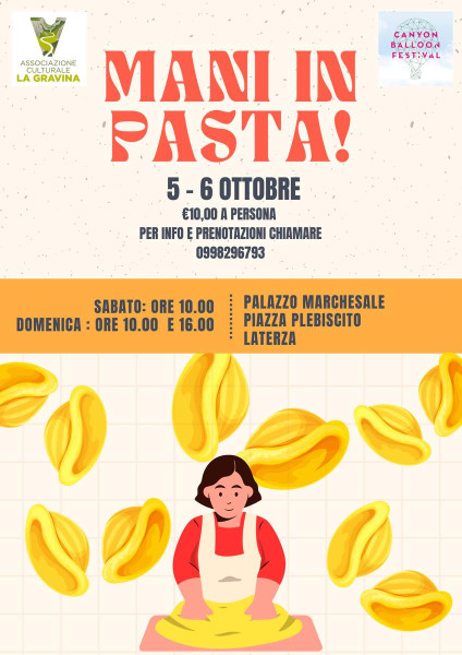 Mani in pasta!