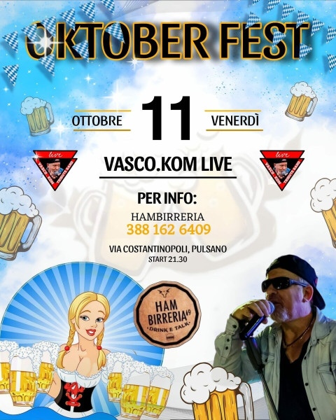 Pulsano – Oktoberfest con i Vasco.Kom