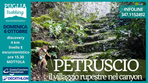 PETRUSCIO il villaggio rupestre nel canyon