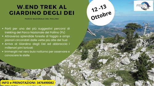 W.end Trek al Giardino degli dei - Parco Naz. del Pollino