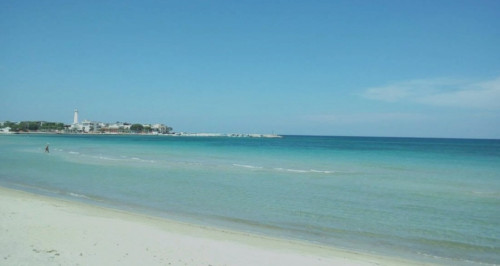 Camminata paesaggistica in spiaggia