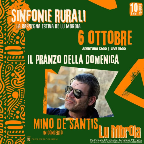 Il pranzo della domenica con Mino De Santis!