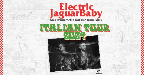 Electric Jaguar Baby (Garage Fuzz Stoner Duo) FR live at Scarlatti Caffè