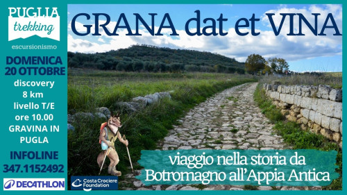 GRANA dat et VINA viaggio nella storia da Botromagno all'Appia Antica