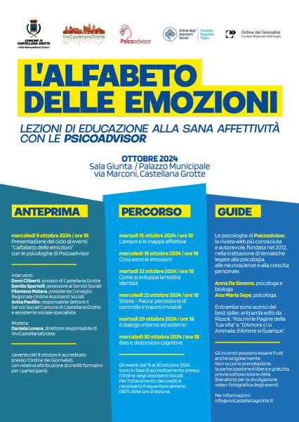 L'Alfabeto delle Emozioni, a lezione di sana affettività dalle psicologhe di Psicoadvisor