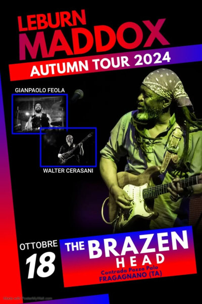 IL GRANDE BLUES DI LEBURN MADDOX AL BRAZEN HEAD