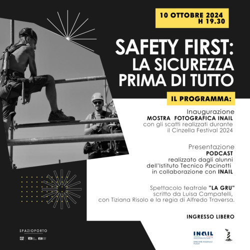 Taranto – SAFETY FIRST: LA SICUREZZA PRIMA DI TUTTO