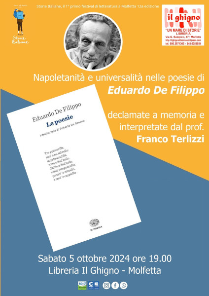 Napoletanità e universalità nelle poesie di Eduardo De Filippo interpretate dal Prof Franco Terli  N