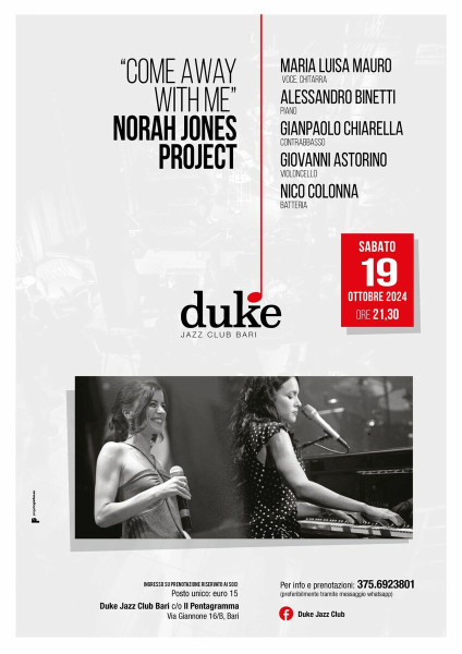 Come Away With Me - Norah Jones Project