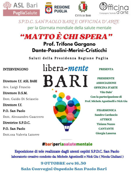 Bari – MATTO E&apos; CHI SPERA