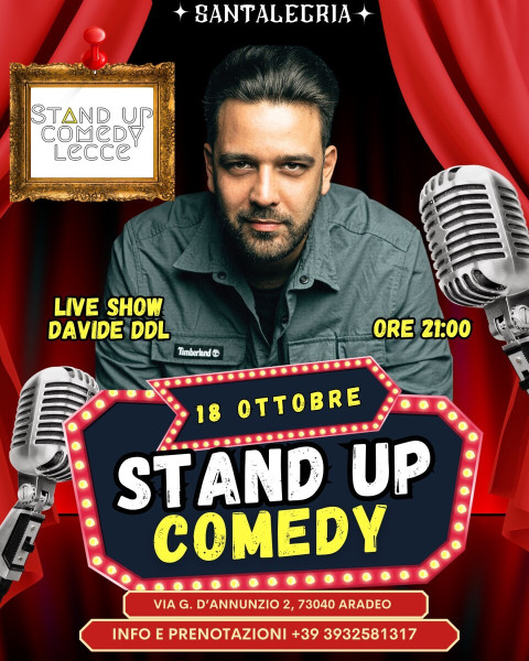 Davide DDL live - Stand up comedy show al Santalegria