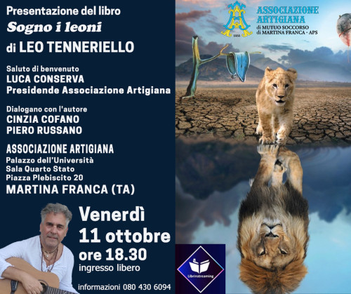 "Sogno i leoni" LEO TENNERIELLO Poesie e Prose Andando a Capo
